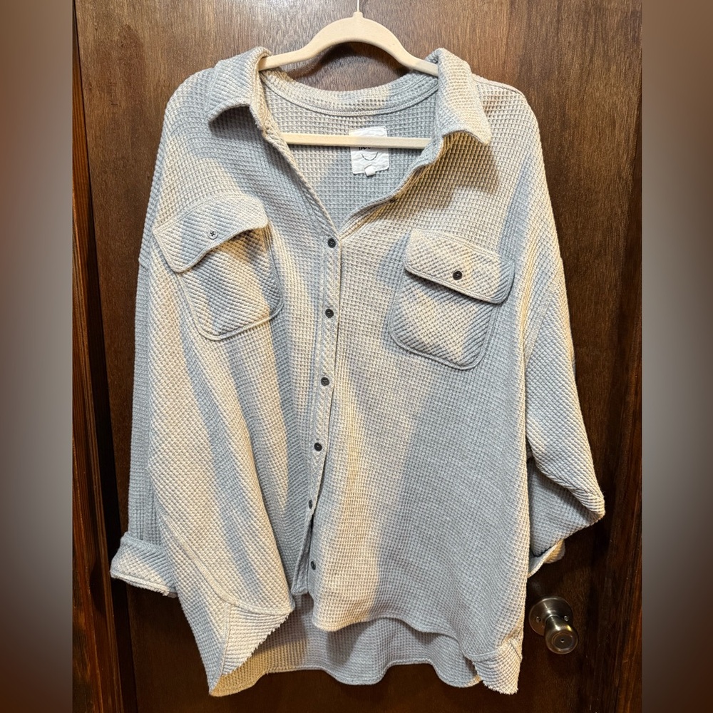 Aerie lumber jane waffle knit